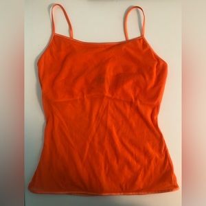 Cosabella Orange Sheer Top